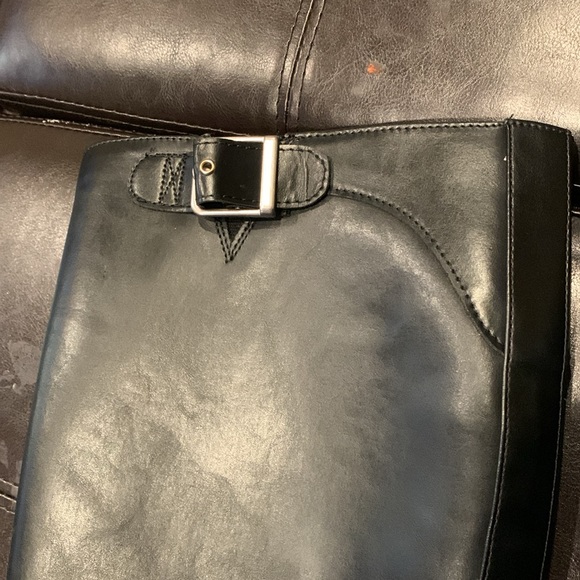 Tall black boots with buckle, size 10, in good condition! - Picture 6 of 7